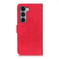 Lacné Kryty | Peňaženkové puzdro Khazneh červené – Motorola Moto G200 5G | Lacné Kryty