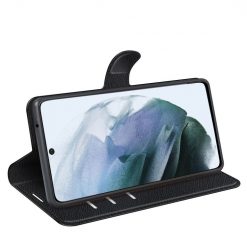 Peňaženkové puzdro Litchi čierne – Samsung Galaxy S21 FE | Lacné Kryty Lacné Kryty | Peňaženkové puzdro Litchi čierne – Samsung Galaxy S21 FE | Lacné Kryty