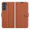 Peňaženkové puzdro Litchi fialové – Samsung Galaxy S21 FE | Lacné Kryty Lacné Kryty | Peňaženkové puzdro Litchi fialové – Samsung Galaxy S21 FE | Lacné Kryty
