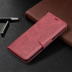 Peňaženkové puzdro Retro Lambskin červené – Realme 8 5G | Lacné Kryty Lacné Kryty | Peňaženkové puzdro Retro Lambskin červené – Realme 8 5G | Lacné Kryty