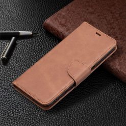 Peňaženkové puzdro Retro Lambskin hnedé – Realme 8 5G | Lacné Kryty Lacné Kryty | Peňaženkové puzdro Retro Lambskin hnedé – Realme 8 5G | Lacné Kryty