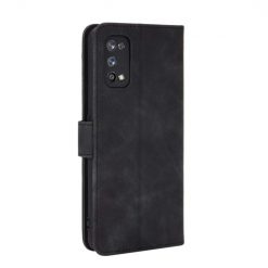 Lacné Kryty | Peňaženkové puzdro Solid čierne – Realme 7 Pro | Lacné Kryty