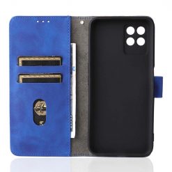 Lacné Kryty | Peňaženkové puzdro Solid modré – Realme 8i | Lacné Kryty