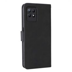 Lacné Kryty | Peňaženkové puzdro Solid čierne – Realme 8i | Lacné Kryty