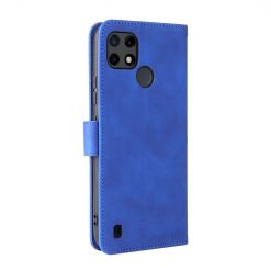 Lacné Kryty | Peňaženkové puzdro Solid modré – Realme C21Y | Lacné Kryty