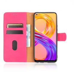 Lacné Kryty | Peňaženkové puzdro Solid ružové – Realme 8 / Realme 8 Pro | Lacné Kryty