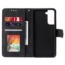 Peňaženkové puzdro Stitchy Book Case čierne – Samsung Galaxy S21 FE | Lacné Kryty Lacné Kryty | Peňaženkové puzdro Stitchy Book Case čierne – Samsung Galaxy S21 FE | Lacné Kryty