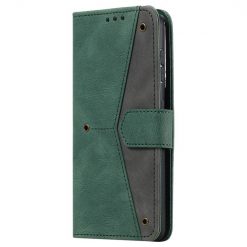 Lacné Kryty | Peňaženkové puzdro Stitchy Book Case zelené – Samsung Galaxy S21 FE