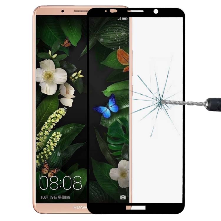 E-shop Tvrdené sklo celopovrchové čierne – Huawei Mate 10 Pro