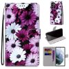 Lacné Kryty | Knižkové puzdro Trendy Cross case Červený motýľ – Samsung Galaxy S22 Ultra | Lacné Kryty