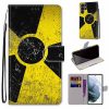 Lacné Kryty | Knižkové puzdro Trendy Cross case Pestrofarebný kvet – Samsung Galaxy S22 Ultra | Lacné Kryty