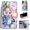 Lacné Kryty | Knižkové puzdro Trendy Cross case Ružový kameň – Samsung Galaxy S22 Ultra | Lacné Kryty