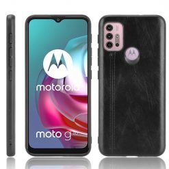 Lacné Kryty | Kryt Shockproof Sewing Cow Pattern čierny – Motorola Moto G30 / G10 | Lacné Kryty