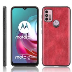 Lacné Kryty | Kryt Shockproof Sewing Cow Pattern červený – Motorola Moto G30 / G10 | Lacné Kryty