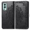 Lacné Kryty | Peňaženkové puzdro Embossing Pattern Mandala Flower ružové – OnePlus Nord 2 5G | Lacné Kryty