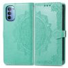 Lacné Kryty | Peňaženkové puzdro Embossing Pattern Mandala Flower ružové – Motorola Moto G31 / G41 | Lacné Kryty