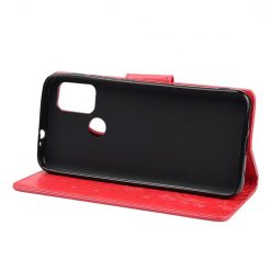 Peňaženkové puzdro Embossing Pattern Motýľ a kvet červené – Motorola Moto G30 / G10 | Lacné Kryty Lacné Kryty | Peňaženkové puzdro Embossing Pattern Motýľ a kvet červené – Motorola Moto G30 / G10 | Lacné Kryty