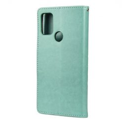 Peňaženkové puzdro Embossing Pattern Motýľ a kvet zelené – Motorola Moto G30 / G10 | Lacné Kryty Lacné Kryty | Peňaženkové puzdro Embossing Pattern Motýľ a kvet zelené – Motorola Moto G30 / G10 | Lacné Kryty