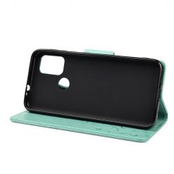 Peňaženkové puzdro Embossing Pattern Motýľ a kvet zelené – Motorola Moto G30 / G10 | Lacné Kryty Lacné Kryty | Peňaženkové puzdro Embossing Pattern Motýľ a kvet zelené – Motorola Moto G30 / G10 | Lacné Kryty