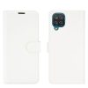 Lacné Kryty | Peňaženkové puzdro Litchi červené – Samsung Galaxy A12 / M12 | Lacné Kryty
