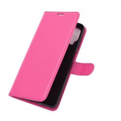 Peňaženkové puzdro Litchi ružové – Samsung Galaxy A12 / M12 | Lacné Kryty Lacné Kryty | Peňaženkové puzdro Litchi ružové – Samsung Galaxy A12 / M12 | Lacné Kryty