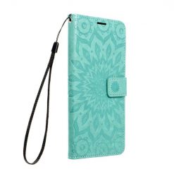 Lacné Kryty | Peňaženkové puzdro Embossing Pattern Motýľ a kvet hnedé – Samsung Galaxy A15 4G/5G
