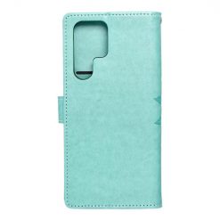 Lacné Kryty | Peňaženkové puzdro Mezzo mandala zelené – Samsung Galaxy S22 Ultra | Lacné Kryty