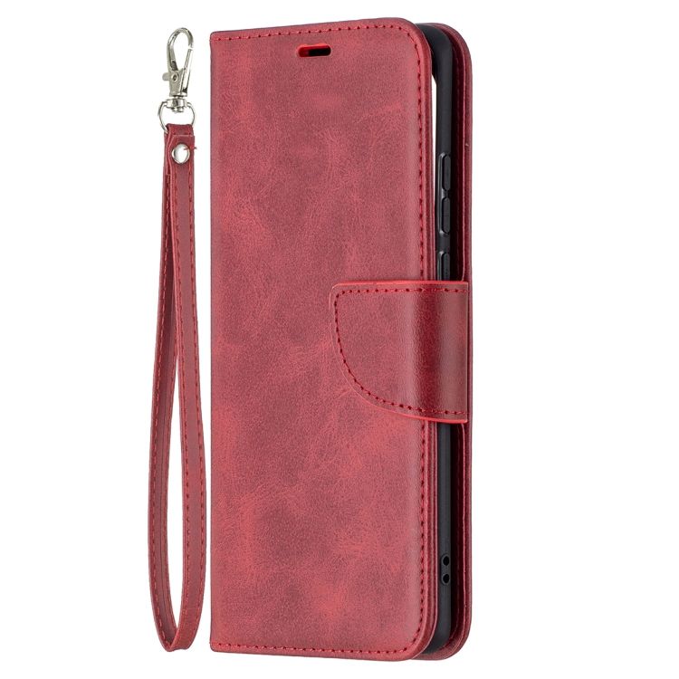Peňaženkové puzdro Retro Lambskin červené – Huawei P50 Pro