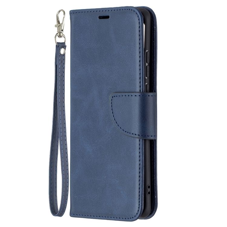 Peňaženkové puzdro Retro Lambskin modré – Huawei P50 Pro
