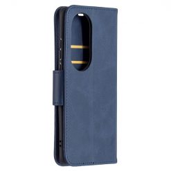 Lacné Kryty | Peňaženkové puzdro Retro Lambskin modré – Huawei P50 Pro | Lacné Kryty