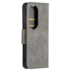 Peňaženkové puzdro Retro Lambskin sivé – Huawei P50 Pro | Lacné Kryty Lacné Kryty | Peňaženkové puzdro Retro Lambskin sivé – Huawei P50 Pro | Lacné Kryty