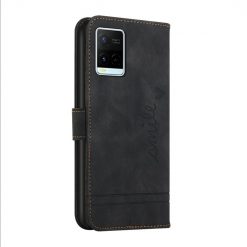 Peňaženkové puzdro Retro Smile čierne – Vivo Y21 / Y21s / Y33s | Lacné Kryty Lacné Kryty | Peňaženkové puzdro Retro Smile čierne – Vivo Y21 / Y21s / Y33s | Lacné Kryty