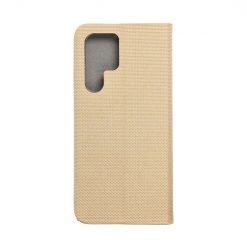 Peňaženkové puzdro Smart Senso zlaté – Samsung Galaxy S22 Ultra | Lacné Kryty Lacné Kryty | Peňaženkové puzdro Smart Senso zlaté – Samsung Galaxy S22 Ultra | Lacné Kryty