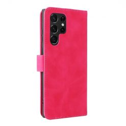 Peňaženkové puzdro Solid červené – Samsung Galaxy S22 Ultra | Lacné Kryty Lacné Kryty | Peňaženkové puzdro Solid červené – Samsung Galaxy S22 Ultra | Lacné Kryty