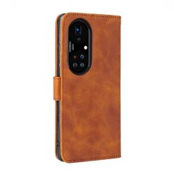 Lacné Kryty | Peňaženkové puzdro Solid hnedé – Huawei P50 Pro | Lacné Kryty