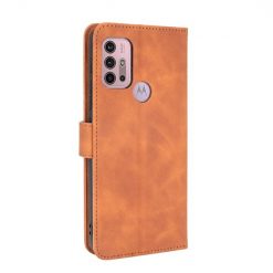 Peňaženkové puzdro Solid hnedé – Motorola Moto G10 / G30 | Lacné Kryty Lacné Kryty | Peňaženkové puzdro Solid hnedé – Motorola Moto G10 / G30 | Lacné Kryty