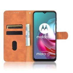 Peňaženkové puzdro Solid hnedé – Motorola Moto G10 / G30 | Lacné Kryty Lacné Kryty | Peňaženkové puzdro Solid hnedé – Motorola Moto G10 / G30 | Lacné Kryty