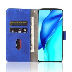 Lacné Kryty | Peňaženkové puzdro Solid modré – Huawei P50 Pro | Lacné Kryty