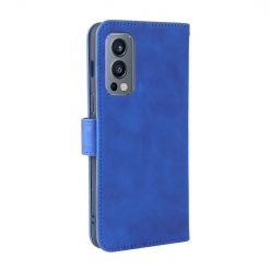 Lacné Kryty | Peňaženkové puzdro Solid modré – OnePlus Nord 2 5G | Lacné Kryty