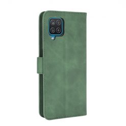 Lacné Kryty | Peňaženkové puzdro Solid zelené – Samsung Galaxy A12 / M12 | Lacné Kryty