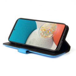 Peňaženkové puzdro Stitching čierno-modré – Samsung Galaxy A53 5G | Lacné Kryty Lacné Kryty | Peňaženkové puzdro Stitching čierno-modré – Samsung Galaxy A53 5G | Lacné Kryty