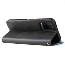 Lacné Kryty | Peňaženkové puzdro Stitching čierno-modré – Vivo Y21 / Y21s / Y33s | Lacné Kryty