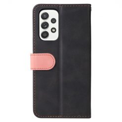 Peňaženkové puzdro Stitching čierno-ružové – Samsung Galaxy A53 5G | Lacné Kryty Lacné Kryty | Peňaženkové puzdro Stitching čierno-ružové – Samsung Galaxy A53 5G | Lacné Kryty