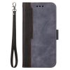 Lacné Kryty | Peňaženkové puzdro Stitching čierno-modré – Samsung Galaxy S22 Ultra | Lacné Kryty