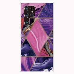 Lacné Kryty | Zadný kryt Abstract Pattern Odtiene fialovej – Samsung Galaxy S22 Ultra | Lacné Kryty