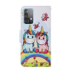 Lacné Kryty | Detské knižkové puzdro Trendy Cross case Jednorožec – Samsung Galaxy A52 / A52 5G / A52s 5G | Lacné Kryty