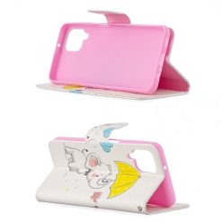 Lacné Kryty | Detské knižkové puzdro Trendy Cross case Sloník – Samsung Galaxy A12 / M12 | Lacné Kryty