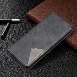 Knižkové puzdro Rhombus čierne – Samsung Galaxy A53 5G | Lacné Kryty Lacné Kryty | Knižkové puzdro Rhombus čierne – Samsung Galaxy A53 5G | Lacné Kryty