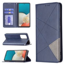 Lacné Kryty | Knižkové puzdro Rhombus modré – Samsung Galaxy A53 5G | Lacné Kryty