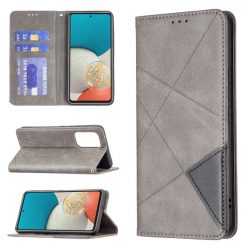 Knižkové puzdro Rhombus sivé – Samsung Galaxy A53 5G | Lacné Kryty Lacné Kryty | Knižkové puzdro Rhombus sivé – Samsung Galaxy A53 5G | Lacné Kryty